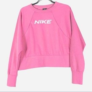 Nike women's pink sweater size M